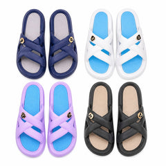 Set 12 Perechi Papuci Femei Confortabili, Mix Culori, Mărimi 36-41, Design Modern
