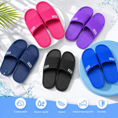 Set 12 Perechi Papuci Unisex Antiderapanți – Mărimi 36-41, Mix Culori, Ușori și Confortabili