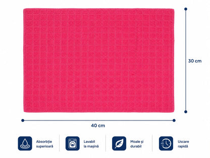 Set 12 Prosoape Absorbante pentru Bucătărie 30x40 cm, Microfibră Premium, Uscare Rapidă, Multicolore