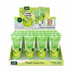 Set 12 Spuma de Curățare pentru Față USHAS Aloe Vera – Curățare Delicată, Hidratare și Calmarea Tenului