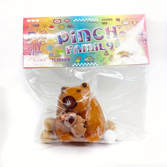 Set 16 Jucarii Squishy Pinch Family , Figurine Antistres moi, animale simpatice