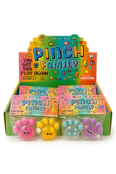 Set 16 squishy labuta gel Pinch Family, jucarii antistres moi, colorate, pentru copii