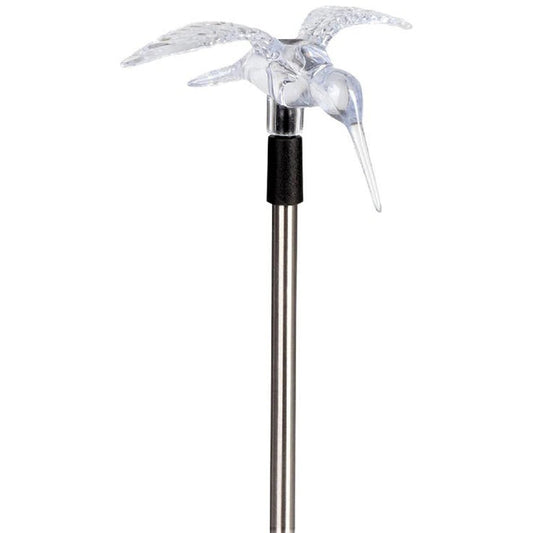 Set 2 Lampi Solare Gradina Colibri LED Multicolor, Iluminare Automata, Decor Exterior