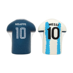 Set 2 Squishy Fotbal , Tricouri Jucatori Nr. 10 , Antistres, Moale, Spuma PU