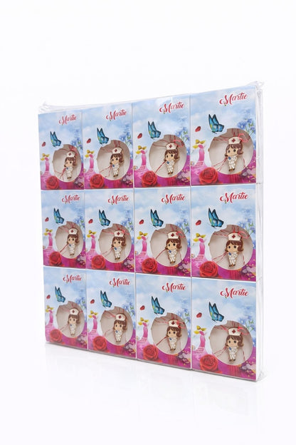 Set 24 Brose Martisor, 7x9 cm, Medic, Cadou 1 Martie personal medical