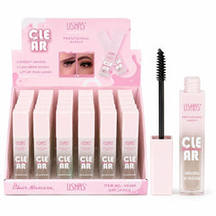 Set 24 Mascara Transparentă USHAS Clear Mascara – Fixare Gene și Sprâncene, Efect Natural