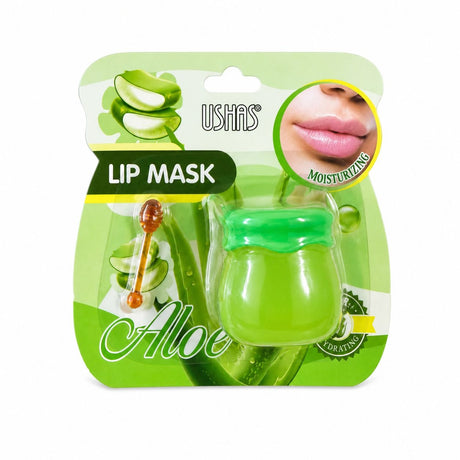 Set 24 Măști de Buze cu Aloe Vera USHAS și Aplicator – Hidratare Intensă, Reparare și Îngrijire