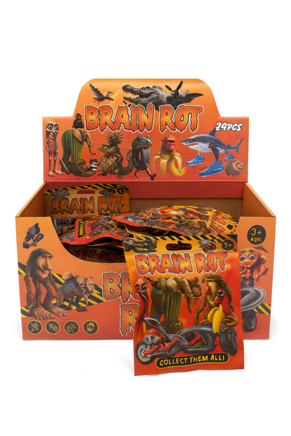 Set 24 Plicuri Surpriza , Figurine Creaturi Amuzante , 3+