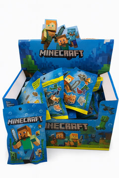 Set 24 Plicuri Surpriza , Figurine Stil Cubic , Model Aventure Pixelate