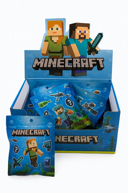 Set 24 Plicuri Surpriza , Figurine Stil Cubic , Model Aventure Pixelate