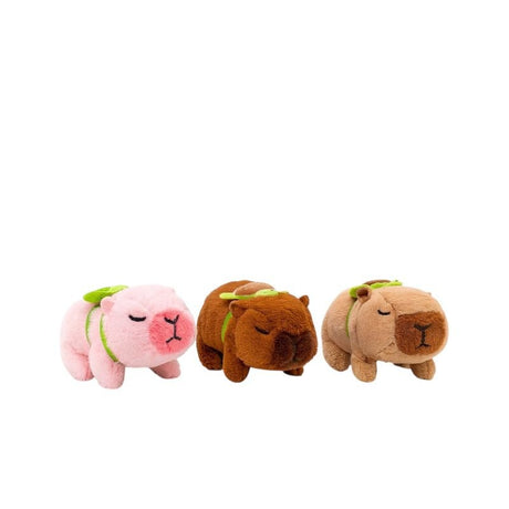 Set 3 capibara interactive de plus, cu muzica si mers, jucarie pentru copii