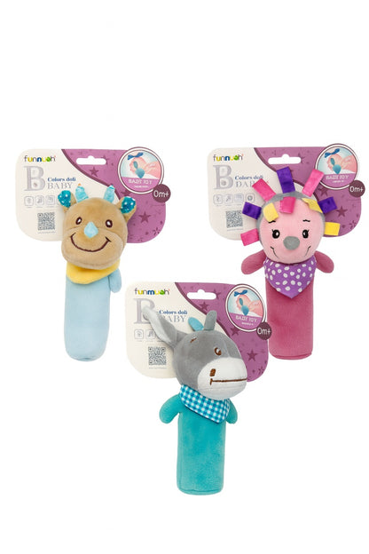 Set 3 Jucarii Bebelusi , 15 cm , Jucarii Senzoriale din Plus