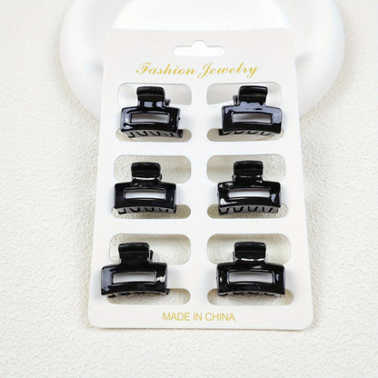 Set 30 Seturi Clamute Par Negre Mini , 6 Buc pe Set, Modele Mix Accesorii