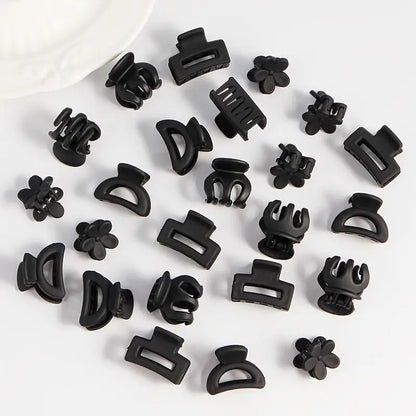 Set 30 Seturi Clamute Par Negre Mini , 6 Buc pe Set, Modele Mix Accesorii