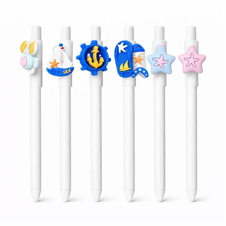 Set 36 pixuri cu brelocuri cu decor tematic marin,diverse culori
