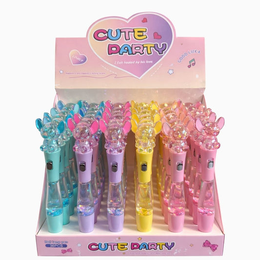 Set 36 pixuri cu pastă decorativ cu lumină LED , model colorat pentru copii, diverse culori