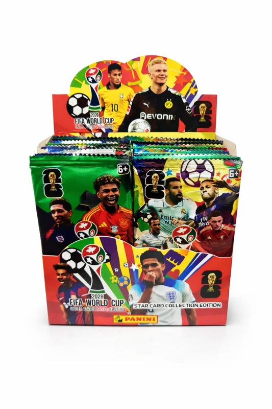 Set 36 plicuri cartonase fotbal pentru colectie copii modele diverse surpriza