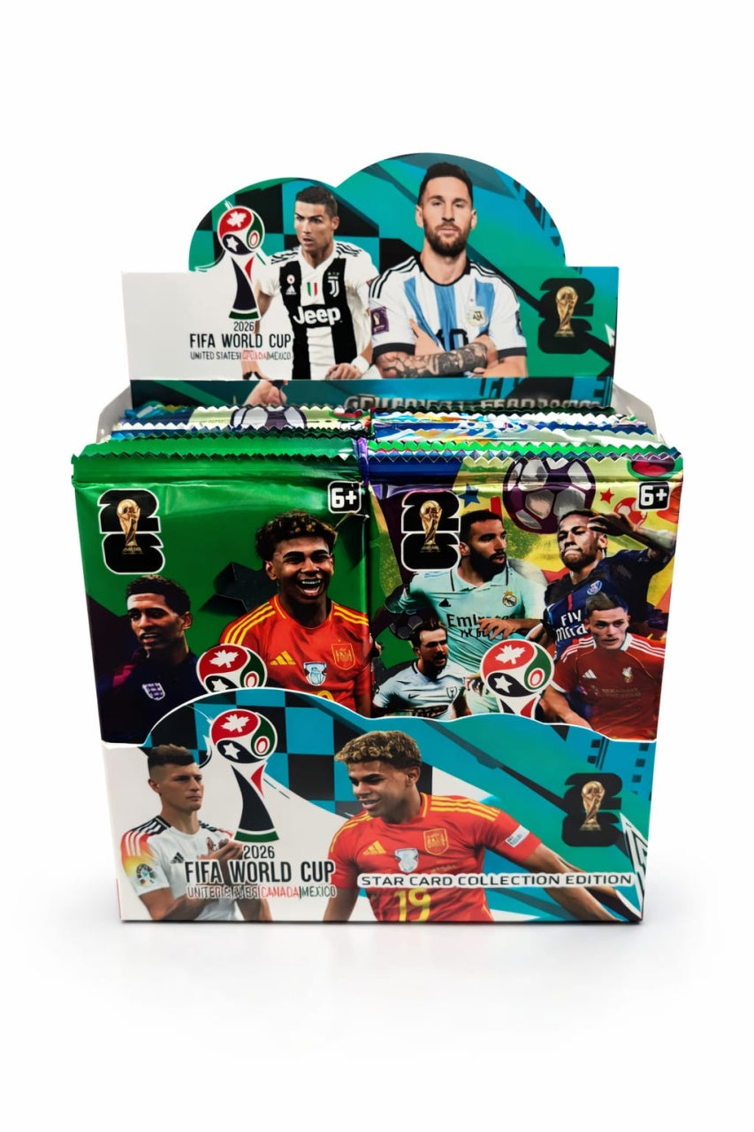 Set 36 plicuri cartonase fotbal pentru colectie copii modele diverse surpriza