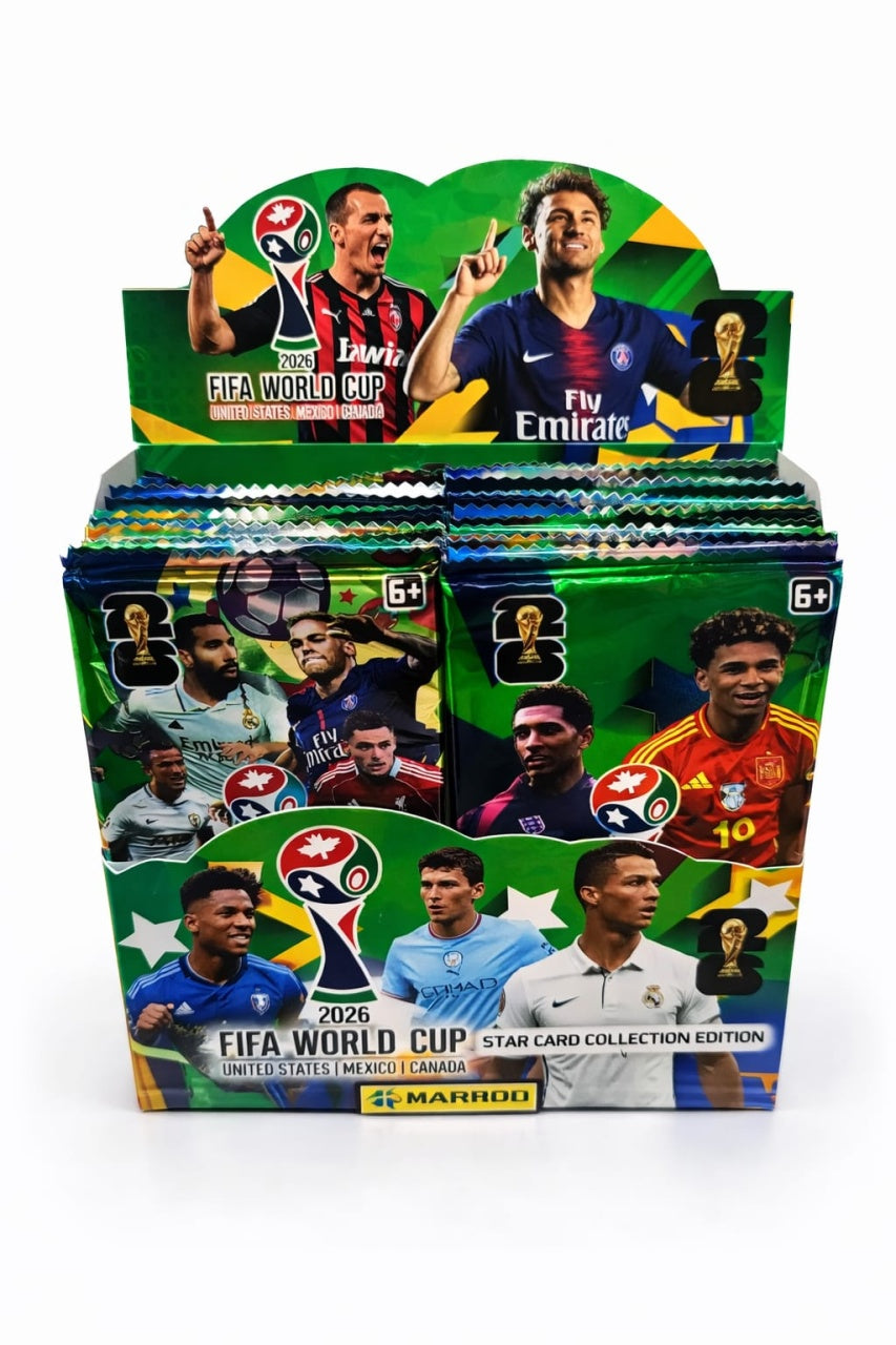 Set 36 plicuri cartonase fotbal pentru colectie copii modele diverse surpriza