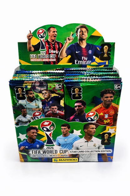 Set 36 plicuri cartonase fotbal pentru colectie copii modele diverse surpriza