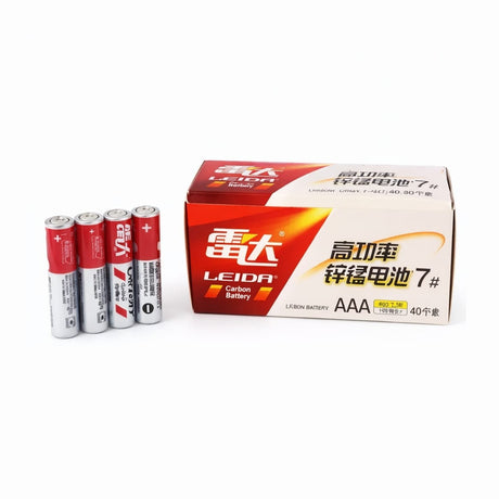 Set 40 baterii R3 AAA zinc carbon 1.5V pentru telecomenzi si dispozitive