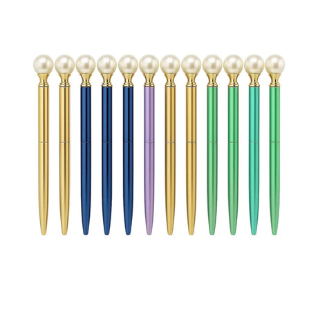 Set 48 Pixuri Elegante cu Perluta , Design Luxury, Mix Culori, Display Desktop