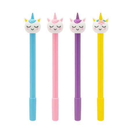 Set 48 pixuri Unicorn colorate , Cap 3D amuzant, display Good Life, culori mixte