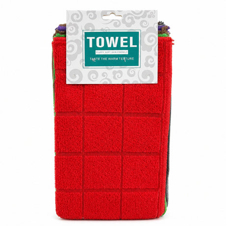 Set 5 prosoape bucătărie din microfibră 30x30 cm – super absorbante, uscare rapidă