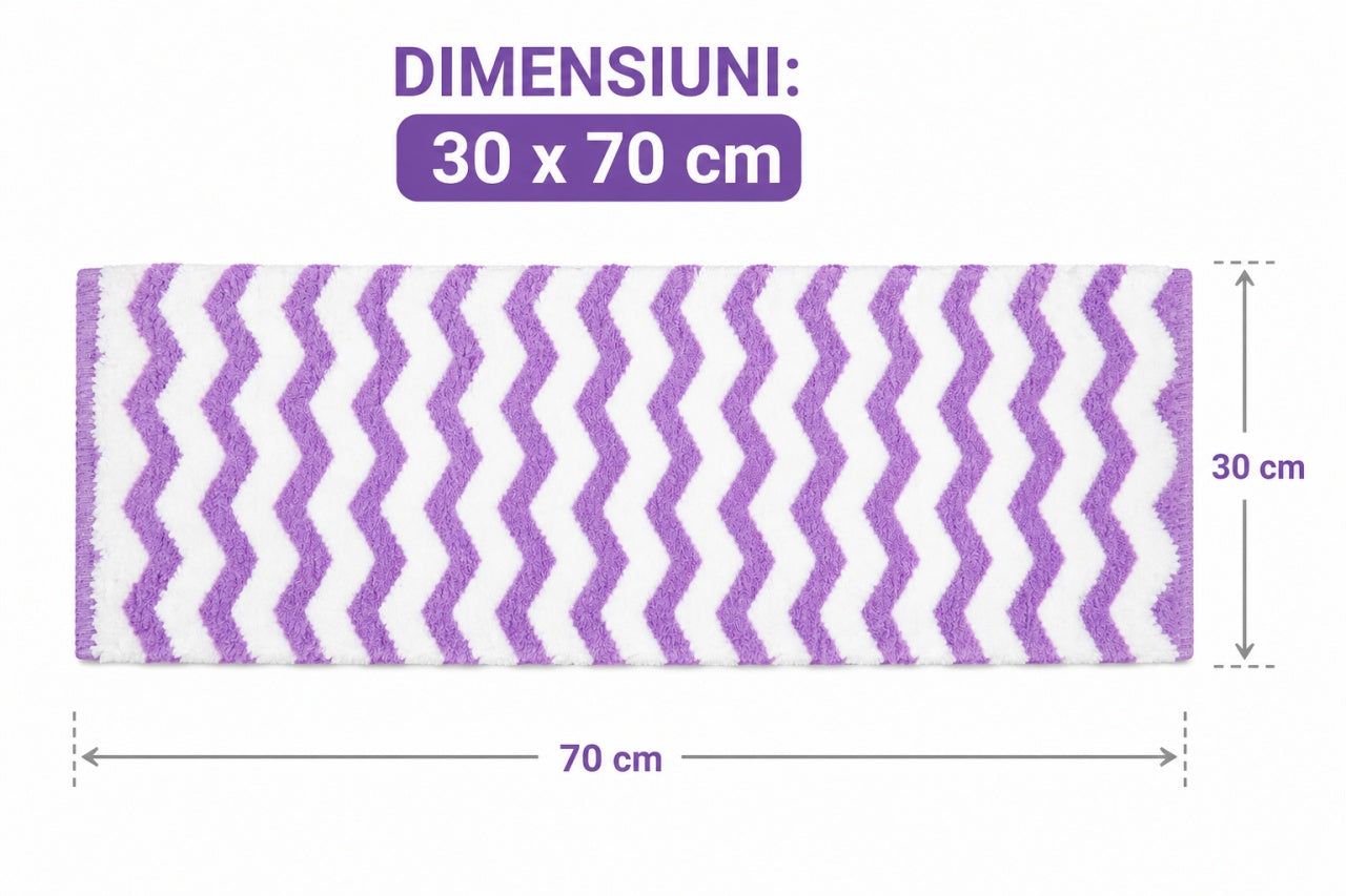 Set 5 prosoape bucătărie microfibră 30x70 cm – lavete pufoase, diverse culori