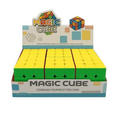 Set 6 Cuburi 3x3 Speed Cube Colorat , Joc Puzzle Antistres pentru Copii si Adulti