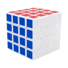 Set 6 Cuburi 4x4 Speed Puzzle , Cub Logic Alb pentru Antrenament Mental