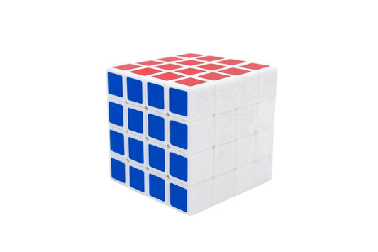 Set 6 Cuburi 4x4 Speed Puzzle , Cub Logic Alb pentru Antrenament Mental