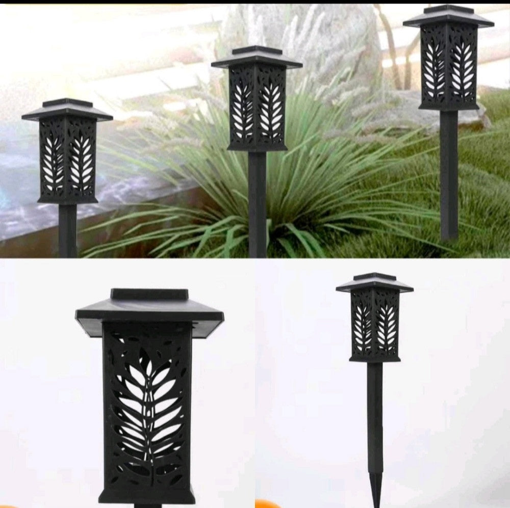 Set 6 Lampi Solare Gradina LED Lumina Calda cu Tarus, Iluminat Exterior Decorativ