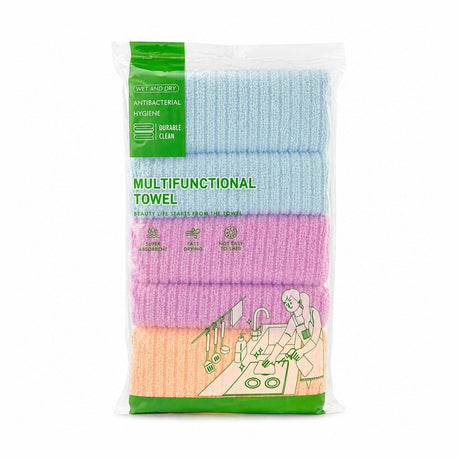 Set 6 prosoape bucătărie din microfibră 29x29cm – ultra absorbante, culori mixte aleatorii