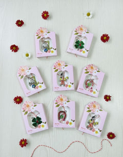 Set 60 Martisoare Elegante, diverse modele, Ambalaj individual