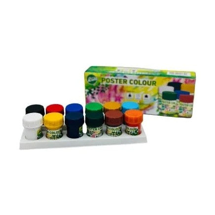 Set acuarele guase Elite 12 culori x 15ml , culori intense pentru pictura artistica si scolara,