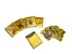 Set Carti de Joc Tematica Piese de Colectie Aurii Folie PVC , Design Creaturi Puternice