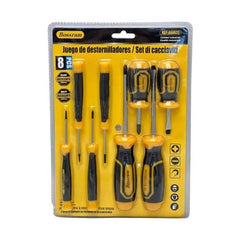 Set complet de surubelnite Bossram 8 piese cu maner ergonomic, calitate industriala pentru uz profesional si casnic,