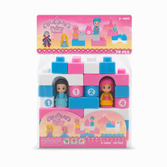 Set Constructie Castel cu Printese , Fairy Princess, 29 Piese, 29x26 cm, 3+