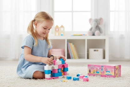 Set Constructie Castel cu Printese , Fairy Princess, 29 Piese, 29x26 cm, 3+