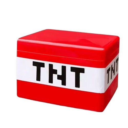 Set cuburi magnetice constructie 3D cu cutie tip TNT, 17x12x12 cm