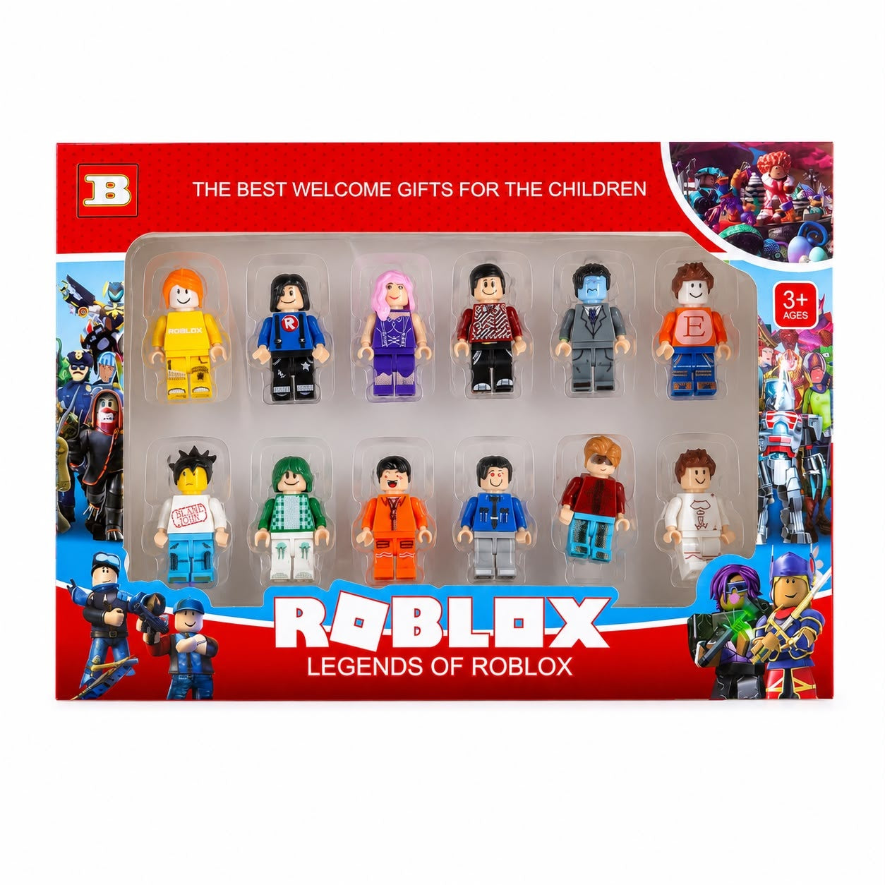 Set de 12 Figurine de Acțiune pentru Copii – Personaje de Colecție, Jucării Educative 3+ Ani