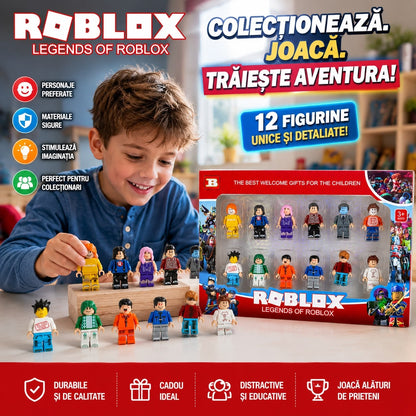 Set de 12 Figurine de Acțiune pentru Copii – Personaje de Colecție, Jucării Educative 3+ Ani