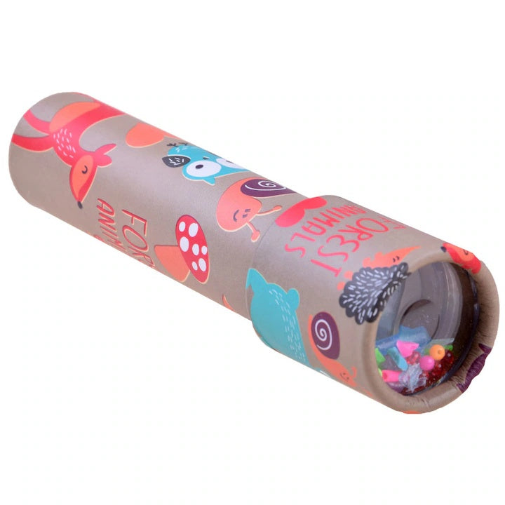 Set de 12 Kaleidoscop pentru copii , modele animale unicorn, culori mixte