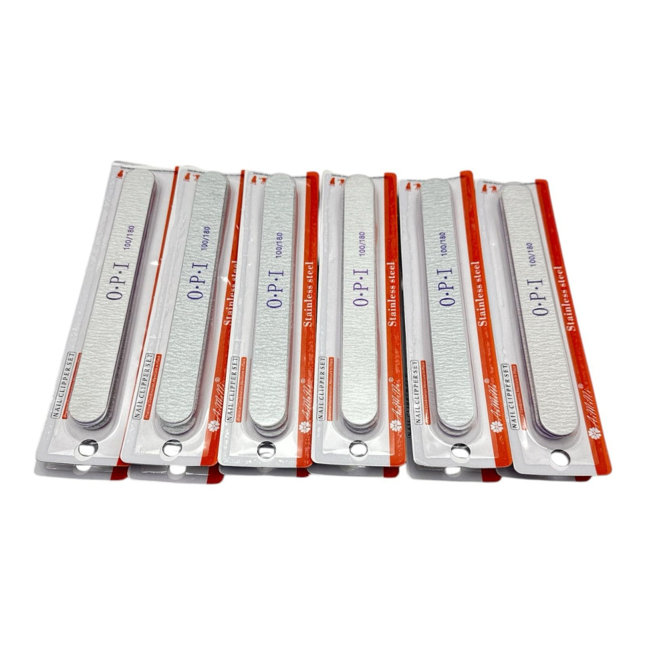 Set de 3 pile unghii OPI 100 180, profesionala, calitate superioara , Precizie si durabilitate pentru manichiura perfecta,