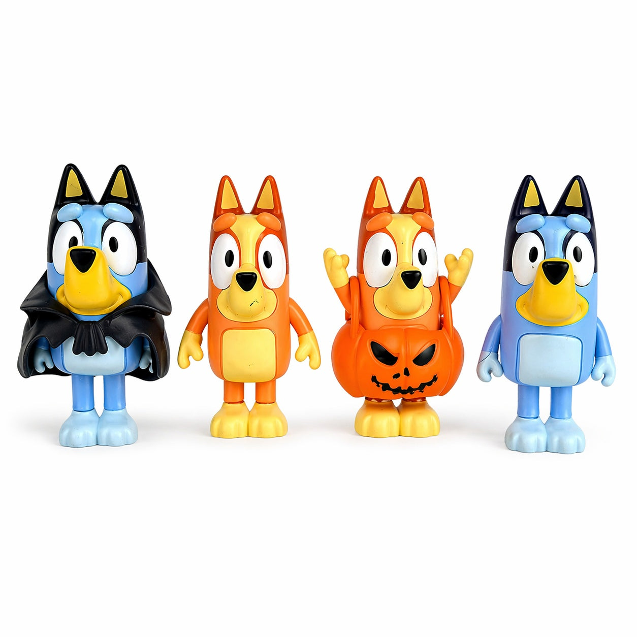 Set de 4 figurine cățel năzdrăvan, 21x40 cm, din plastic