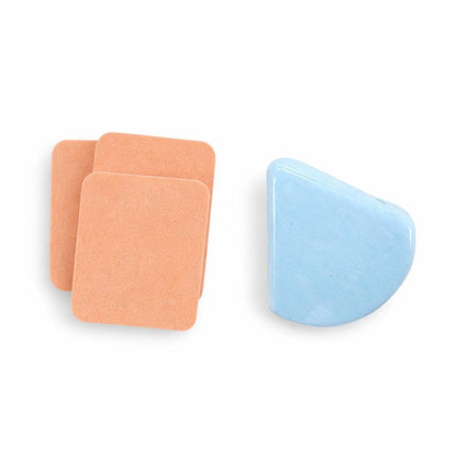 Set de buretei cosmetici pentru machiaj, 4 bucati, aplicare uniforma fond de ten si produse make-up