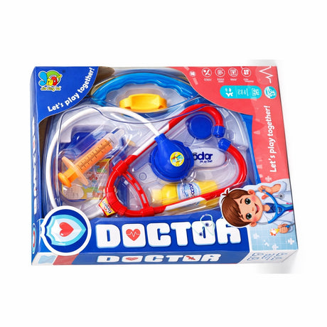 Set de doctor pentru copii-accesorii medicale 9 piese multicolor