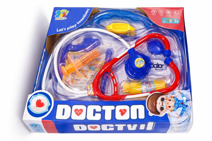 Set de doctor pentru copii-accesorii medicale 9 piese multicolor