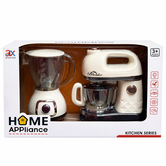 Set de joacă interactiv Blender și Mixer pentru copii, din plastic, funcție de rotație, 32,5x20x9,5 cm